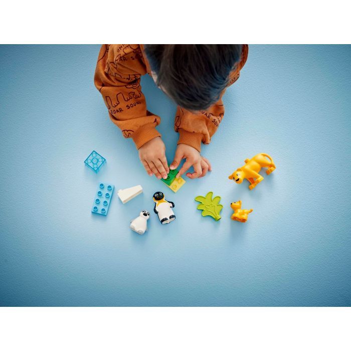 Конструктор LEGO DUPLO Town Сімейства диких тварин: Пінгвіни та Леви (10442) зображення 8