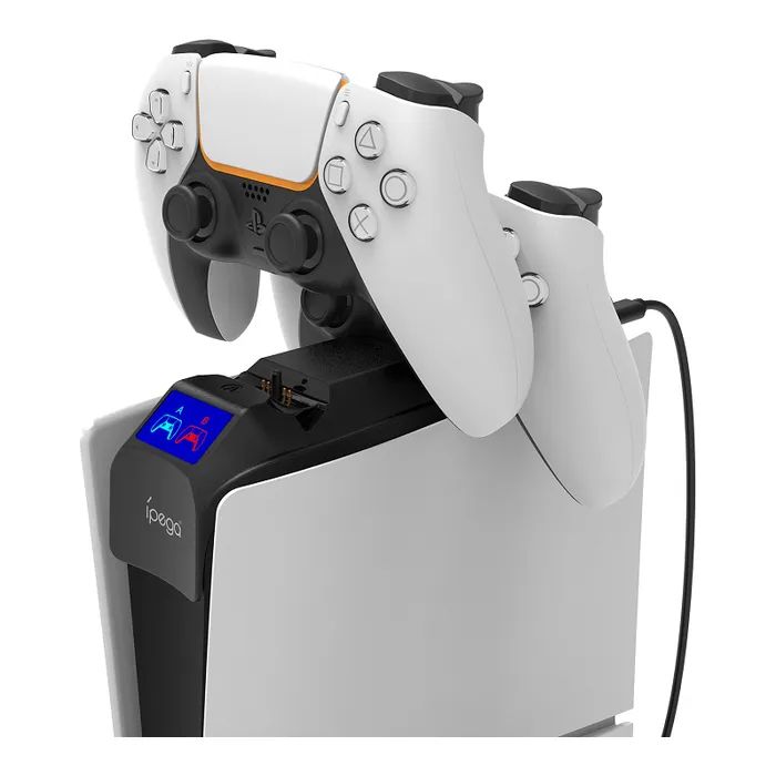 Зарядное устройство iPega PG-P5S016 Для геймпадів DualSense PS5 Sony PlayStation 5 Slim Black (PG-P5S016) изображение 3