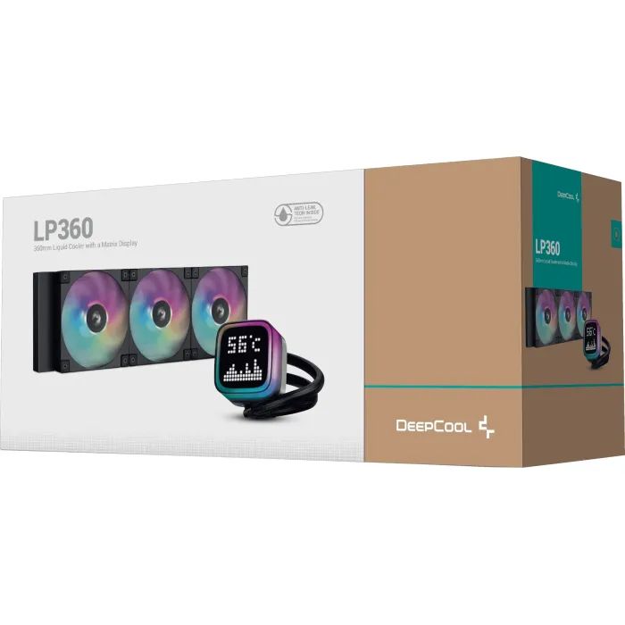 Система жидкостного охлаждения Deepcool LP360 ARGB Black (R-LP360-BKMSNC-G-1) изображение 6
