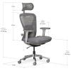 Офисное кресло Mealux Q1 Air Fabric Grey (HF-Q1 F/G) изображение 11
