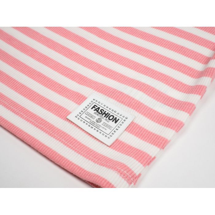 Футболка дитяча Breeze у смужку (19921-164G-pink) зображення 4