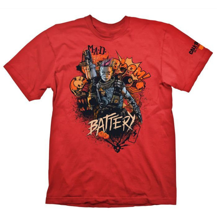 Футболка Gaya Entertainment Call of Duty Black Ops 4 "Battery Red", L (GE6301L)