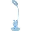 Настільна лампа Kite Bunny LED з акумулятором, блакитна (K24-492-1-3) зображення 2