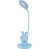 Настільна лампа Kite Bunny LED з акумулятором, блакитна (K24-492-1-3) зображення 2