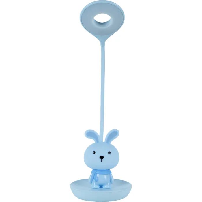 Настільна лампа Kite Bunny LED з акумулятором, блакитна (K24-492-1-3) зображення 3
