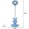 Настільна лампа Kite Bunny LED з акумулятором, блакитна (K24-492-1-3) зображення 7