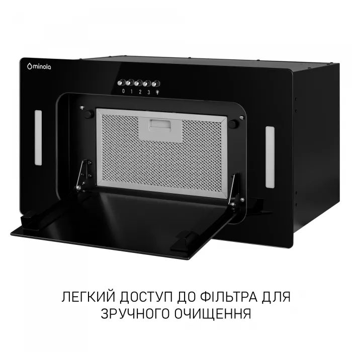 Витяжка кухонна Minola BGK 5677 BL зображення 9