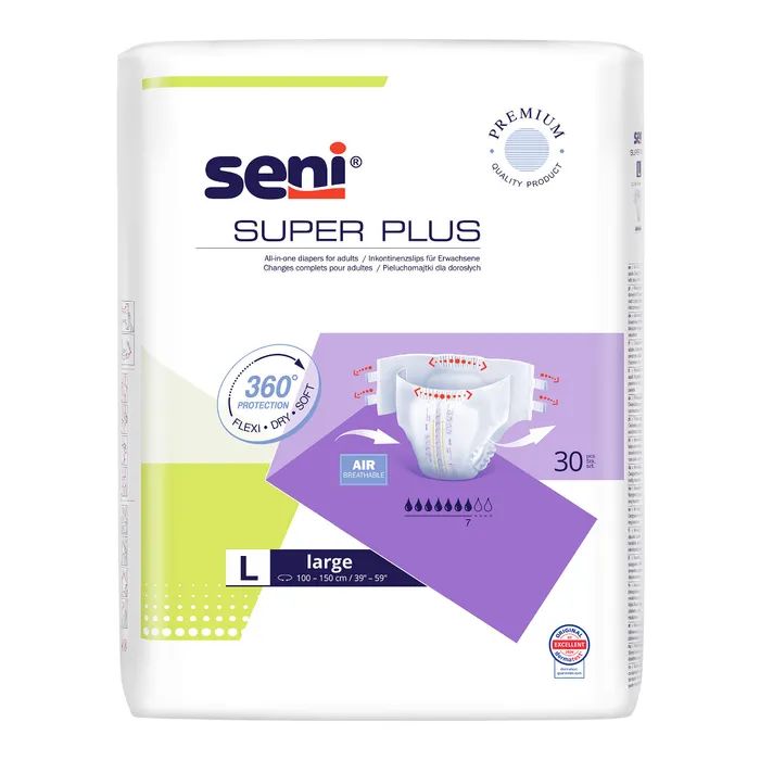 Подгузники для взрослых Seni Super Plus Large 100-150 см 30 шт (5900516803605)