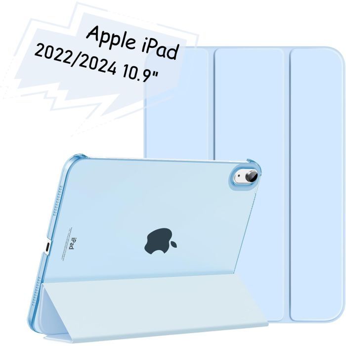 Чехол для планшета BeCover Tri Fold Hard Apple iPad 10.9" 2022/24/11" 2025/2024 Black (712983)
