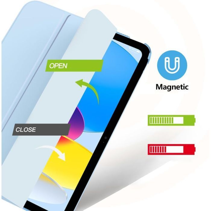 Чехол для планшета BeCover Tri Fold Hard Apple iPad 10.9" 2022/24/11" 2025/2024 Black (712983) изображение 2