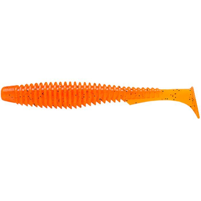 Силікон рибальський FishUP U-Shad 2" 049 - Pumpkin Orange/Black (10шт/уп) (1864.02.29)