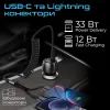 Зарядний пристрій Promate 33W USB-C + Lightning cables + USB-A port (powerdrive-33pdci.black) зображення 4
