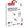 Дата кабель USB-C to USB-C transline-cc200.white Promate (transline-cc200.white) зображення 2
