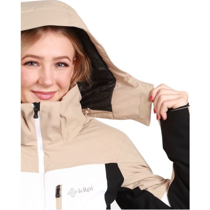 Куртка Kilpi Valera-W beige/white/black - 38 - бежевий/білий/чорний (024.0566) изображение 4