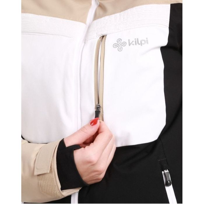 Куртка Kilpi Valera-W beige/white/black - 38 - бежевий/білий/чорний (024.0566) изображение 9