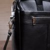 Сумка Vintage Кожаная Черная (14794) изображение 7