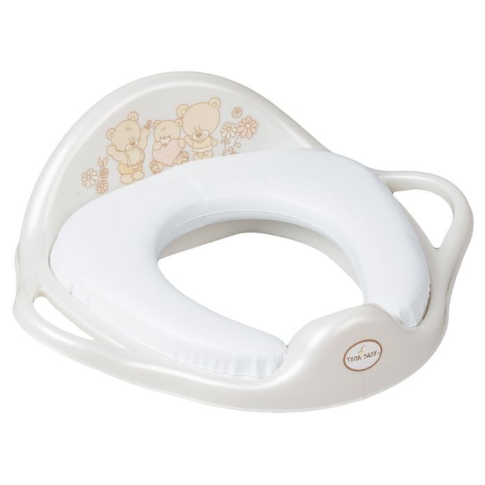 Накладка на унитаз Tega Baby Teddy Bear white pearl (MS-020-118)