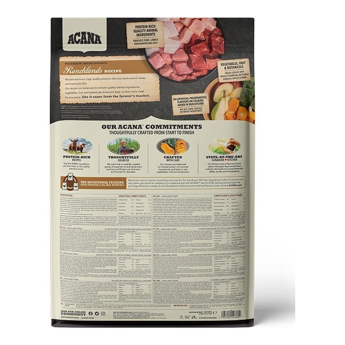 Сухой корм для собак ACANA Ranchlands 6 кг (0064992543600) изображение 3