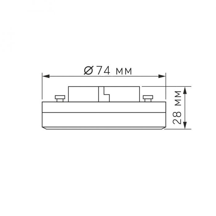 Лампочка Videx LED GX53 12W 3000K 220V (VL-GX53-12533) зображення 5