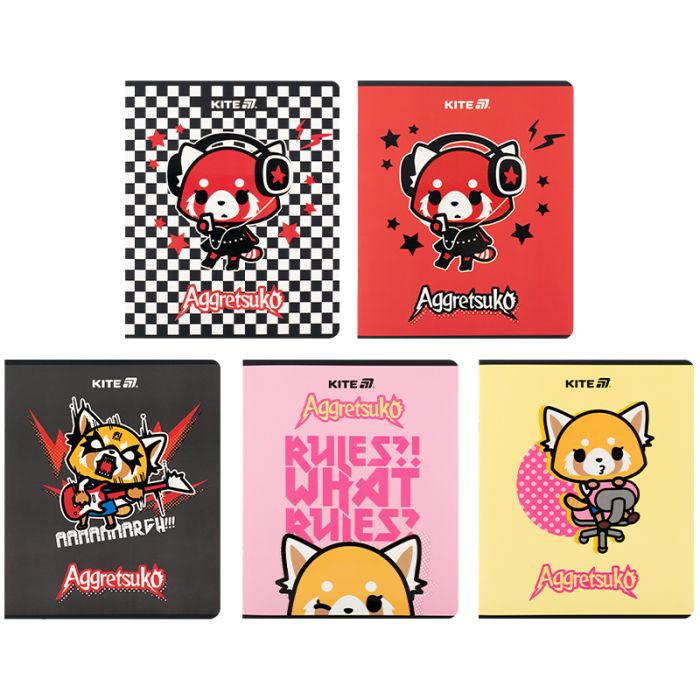 Зошит Kite Aggretsuko, 24 аркуші, клітинка (AR25-238)
