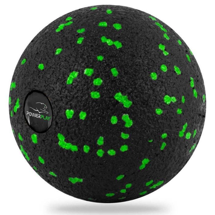 Массажный мяч PowerPlay PP-4351 Epp Massage Ball (d10) Чорно/Зелений (PP-4351_Green_d10) изображение 2