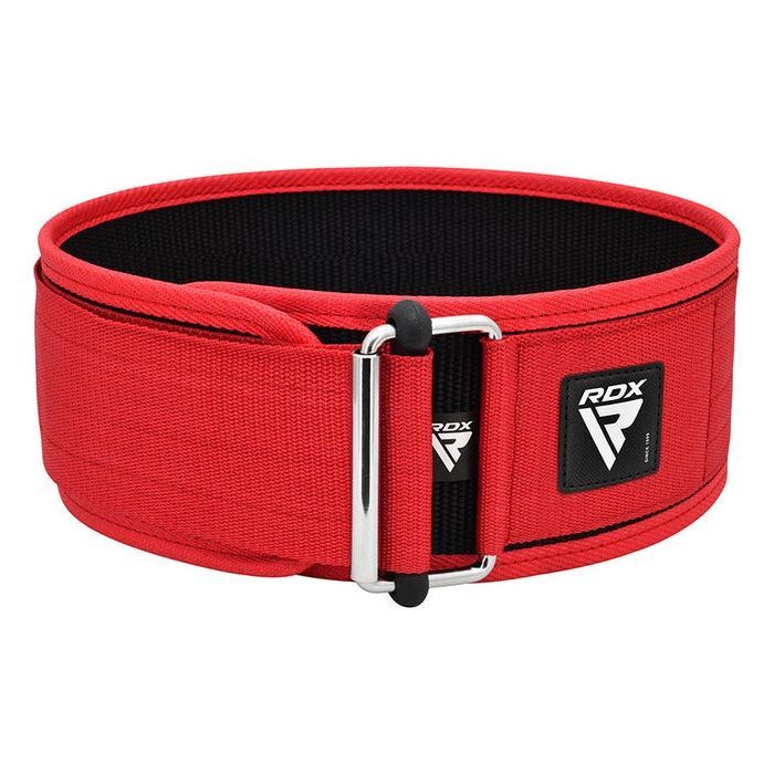 Атлетический пояс RDX RX1 Weight Lifting Belt Red L (WBS-RX1R-L) изображение 3