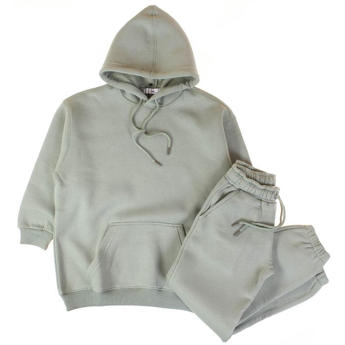 Спортивний костюм дитячий A-Yugi флісовий (7205-140G-green) зображення 2