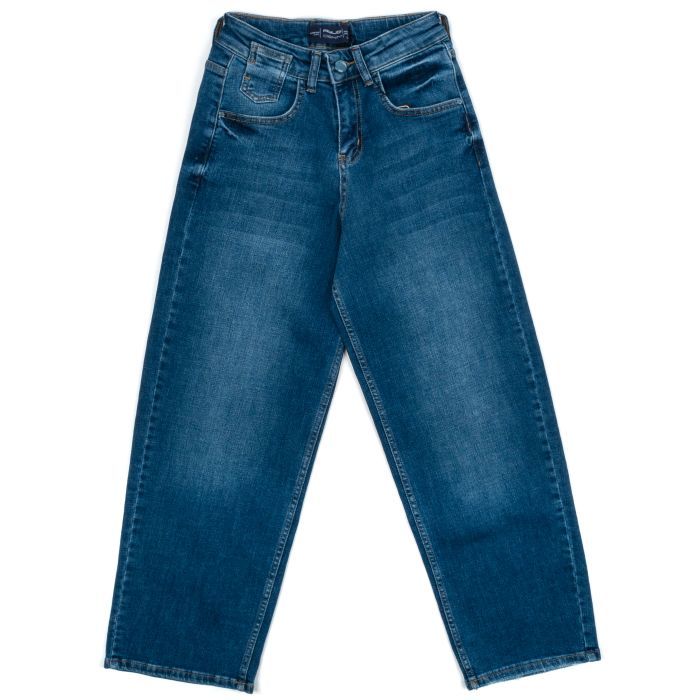 Джинсы детские A-Yugi широкие (5456-164-blue)