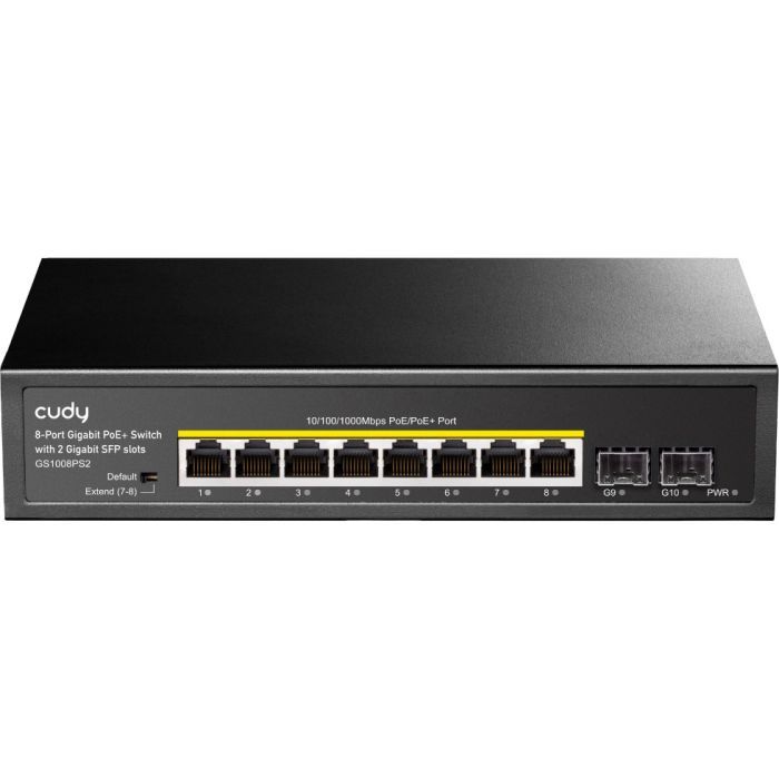 Коммутатор сетевой Cudy GS1008PS2 изображение 2