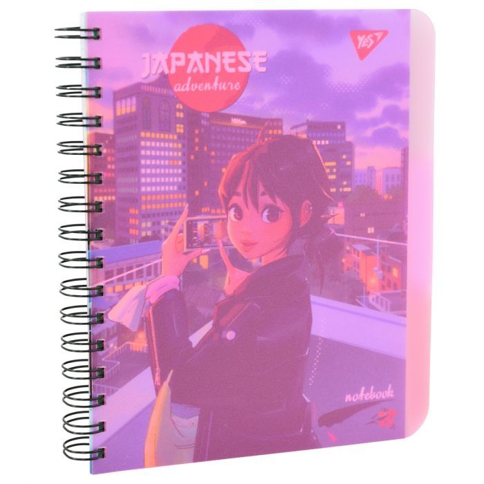 Блокнот Yes А5 Japanese adventure 144 листа пластиковая обложка (681969) изображение 3