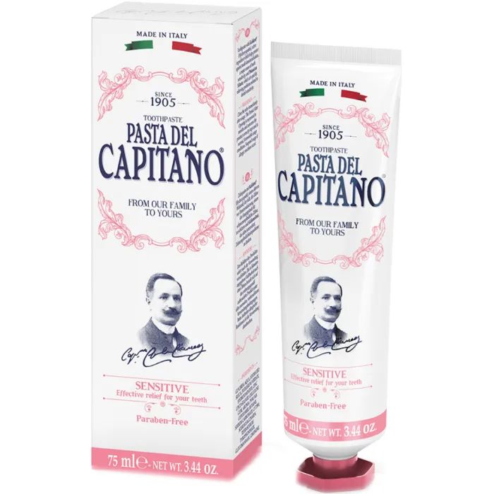 Зубная паста Pasta del Capitano Sensitive Для чувствительных зубов 75 мл (8002140037559)
