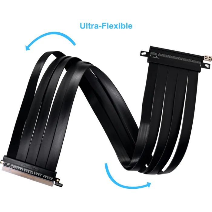 Райзер NZXT 600mm PCIe 4.0 RISER CABLE, Black (G89.PW-PCI-4-60X) изображение 5