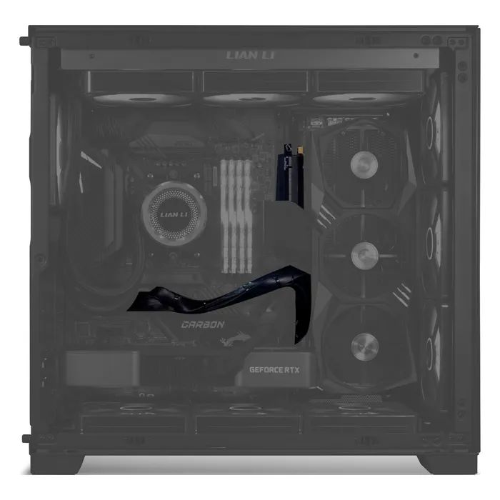 Райзер NZXT 600mm PCIe 4.0 RISER CABLE, Black (G89.PW-PCI-4-60X) изображение 6