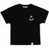 Футболка дитяча A-Yugi зі смайлом (7303-146G-black)