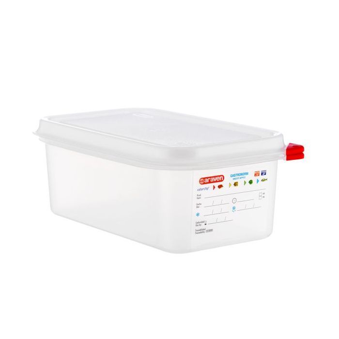 Пищевой контейнер Araven з кришкою GN 1/4 h-15 см 4,3 л (03028)