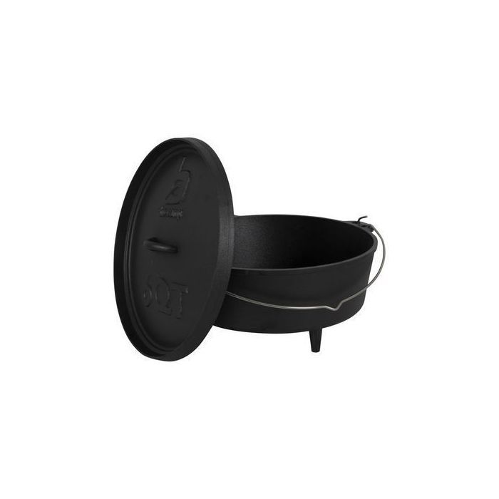 Котел туристический Bo-Camp Dutch Oven Cast Iron 31 cm / 5 L Black (2122410) (DAS303290) изображение 2