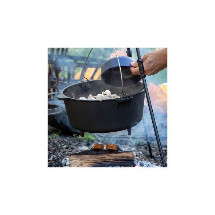 Котел туристический Bo-Camp Dutch Oven Cast Iron 31 cm / 5 L Black (2122410) (DAS303290) изображение 4