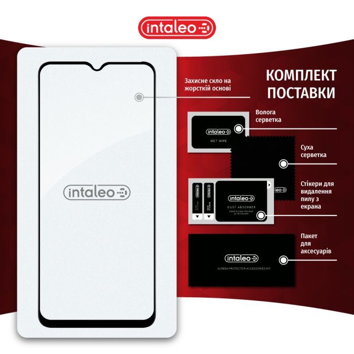 Стекло защитное Intaleo Full Glue Tecno Spark 9 Pro Black (1283126547331) изображение 8