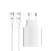 Зарядное устройство Armorstandart AMHJ83 20W USB-C White + cable USB-C to USB-C (ARM77725)