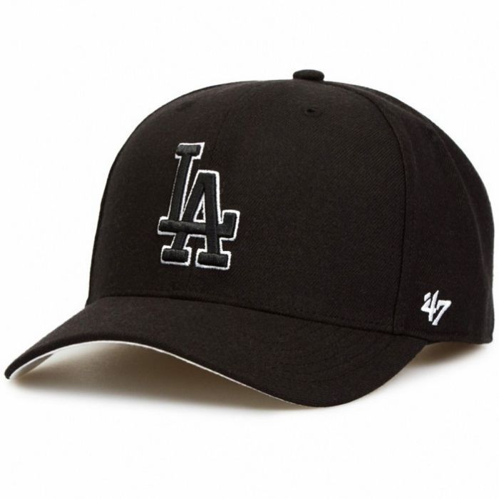 Кепка 47 Brand Dp Los Angeles Dodgers B-Clzoe12Wbp-Bkb Чорний/Світло-сірий (193234937041) зображення 2