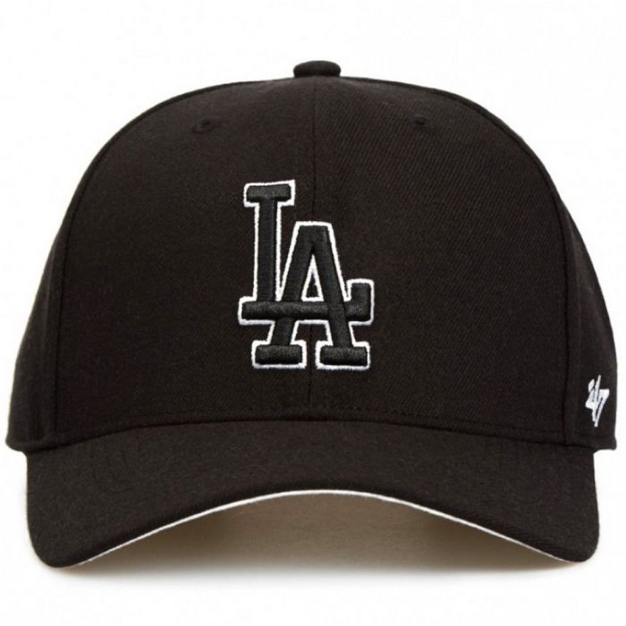 Кепка 47 Brand Dp Los Angeles Dodgers B-Clzoe12Wbp-Bkb Чорний/Світло-сірий (193234937041) зображення 3