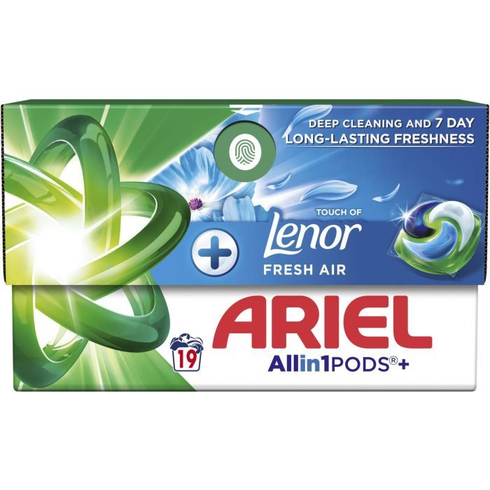Капсули для прання Ariel Pods+ All-in-1 Touch of Lenor Дотик свіжого повітря Lenor 26 шт. (8700216766043) зображення 2