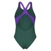 Купальник Arena Bright Glare Swimsuit V Back 008930-690 зелений 40 (3468337533672) изображение 5