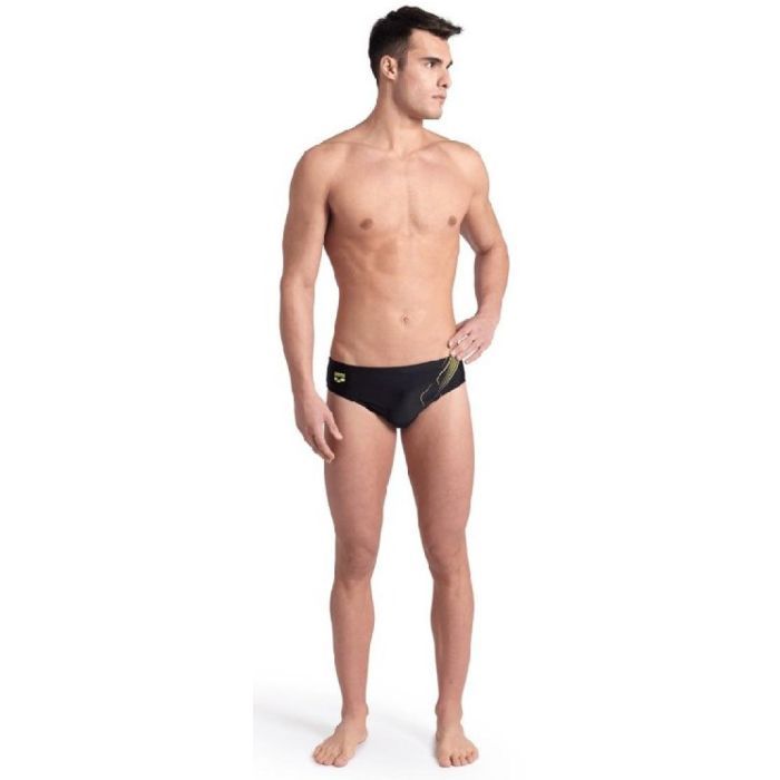 Плавки Arena Dive Swim Brief 007213-500 чорний, білий 80 (3468337172536) зображення 5