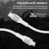 Дата кабель USB-C to USB-C 1.2m 60W PD FletchLink-CC grey Promate (fletchlink-cc.grey) зображення 4
