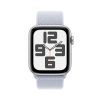 Смарт-годинник Apple Watch SE GPS + Cellular 44mm Silver Aluminium Case with Blue Cloud Sport Loop (MXGR3QH/A) зображення 2