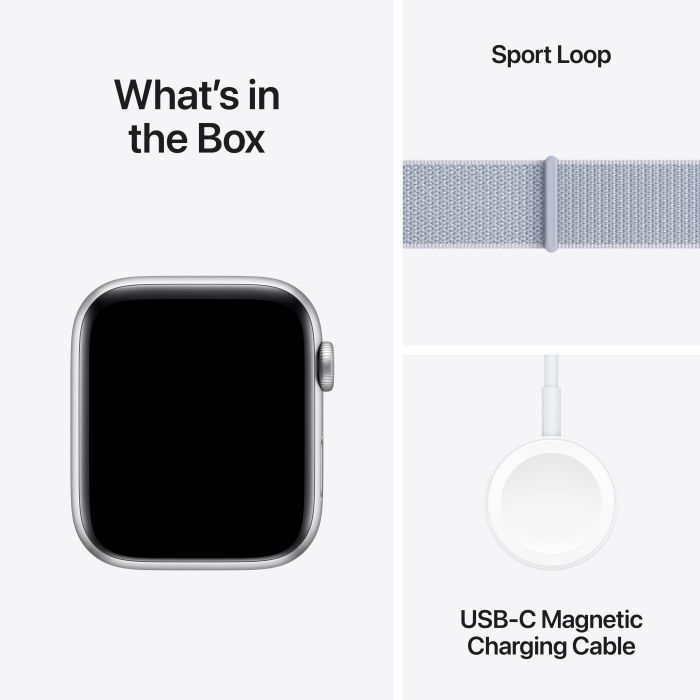 Смарт-годинник Apple Watch SE GPS + Cellular 44mm Midnight Aluminium Case with Ink Sport Loop (MXGN3QH/A) зображення 7