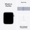 Смарт-годинник Apple Watch SE GPS + Cellular 44mm Silver Aluminium Case with Blue Cloud Sport Loop (MXGR3QH/A) зображення 7