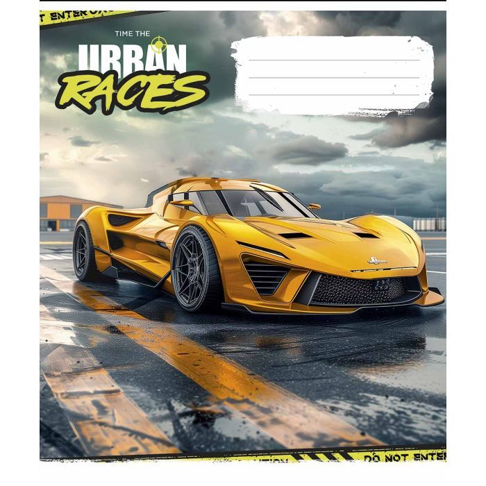 Тетрадь Школярик Time the urban races 48 листов линия (048-3439L) изображение 5