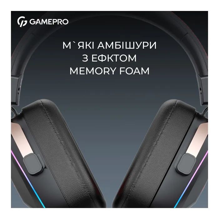 Наушники GamePro Asgard Valkyria RGB Tri-Mod (HSW249B) изображение 11
